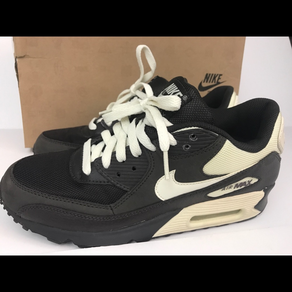 Nike air max 90 brown cream canvas size 8 men's - Picture 3 of 8
